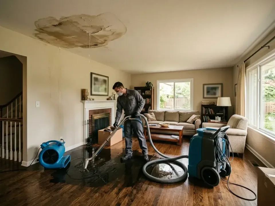 attic-pipe-burst-ceiling-drip-008 — frequently asked questions, Water Damage Restoration & Carpet Care in Franklin Center, NJ